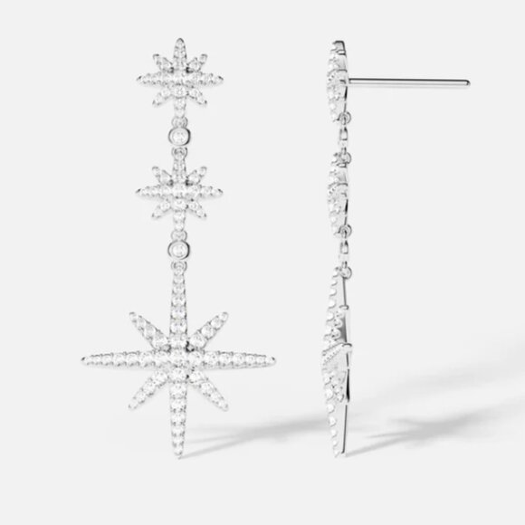 APM Monaco Triple Météorites Drop Earrings - Picture 1 of 6